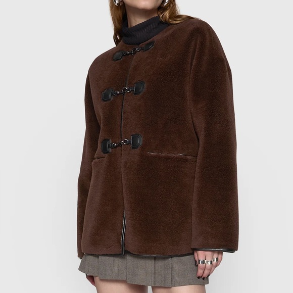 Rebecca Minkoff Jackets & Blazers - Rebecca Minkoff Shearling Toggle Jacket